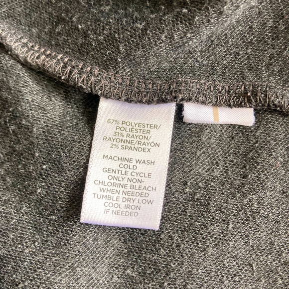 Adorable Ann Taylor Loft Grey Leopard Print Mini Shift Dress - Picture 6 of 8